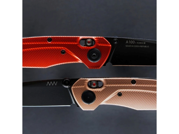 ANV Knives A100 glatte Klinge Alu Rose Gold ANV Knives A100 glatte Klinge Alu Rose Gold