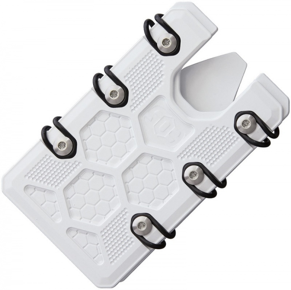 EOS Wallet 2.5 White Cerakote Titan Geldscheinklammer