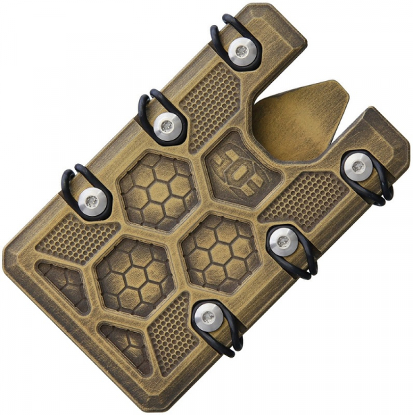 EOS Wallet 2.5 Gold Black Cerakote Geldscheinklammer
