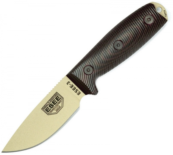 ESEE Knives Model 3 3D Fixed Blade Desert survival outdoor messer