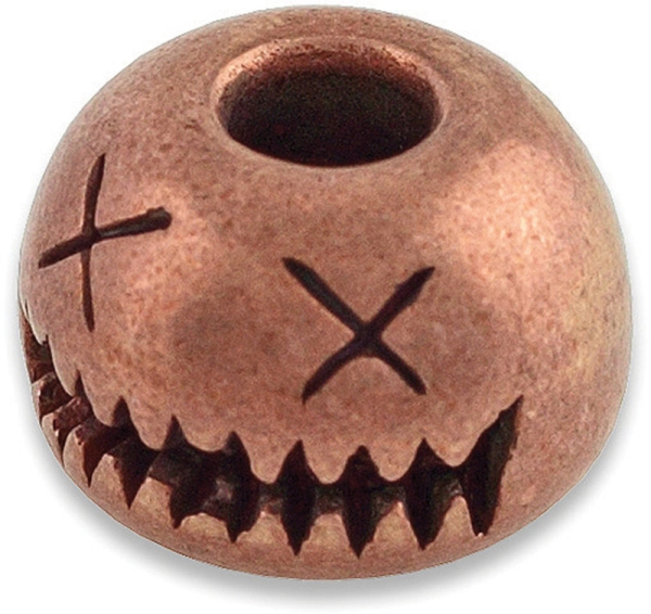 AuCon Lanyard Bead Smiley Copper