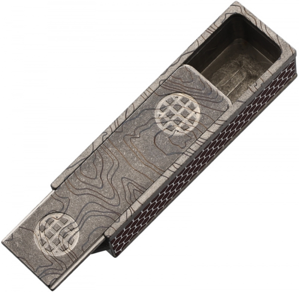 Maratac Match-Slide-Box aus Titan streichholz box pillendose