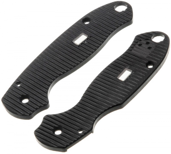Glow Rhino Custom Spyderco Para Scales G10 Black Tritium