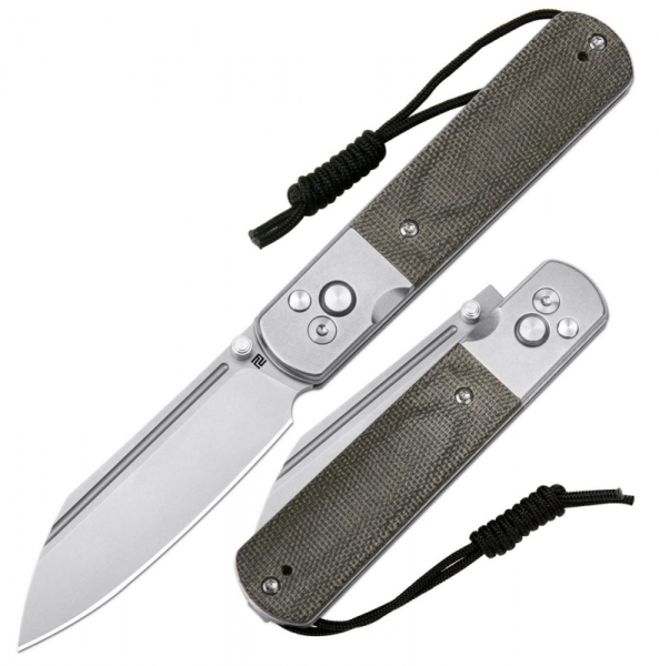 Artisan Cutlery Holm S90V Green Micarta