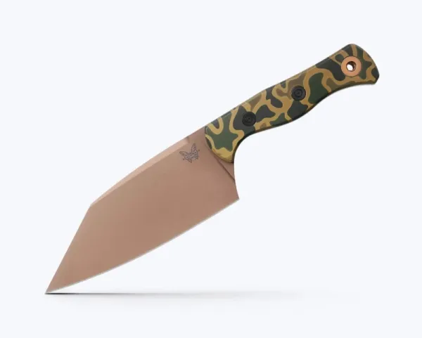 Benchmade 4010FE-2601, Benchmade Station Knife Limited, Benchmade Camo Messer, Premium Kochmesser Outdoor, Benchmade Küchenmesser, 4010FE-2601 Camo, limitiertes Outdoormesser