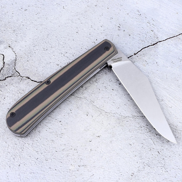 White River Knives, Trailhead Trapper, Camo G10, S35VN Messer, Bushcraft Messer, Jagdmesser, Traditionelles Messer modern, Outdoor Werkzeug, com2you-biwak