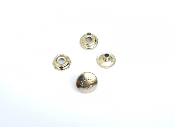 Snap Set Line24 Pull the Dot® Silber Druckknopf-Set
