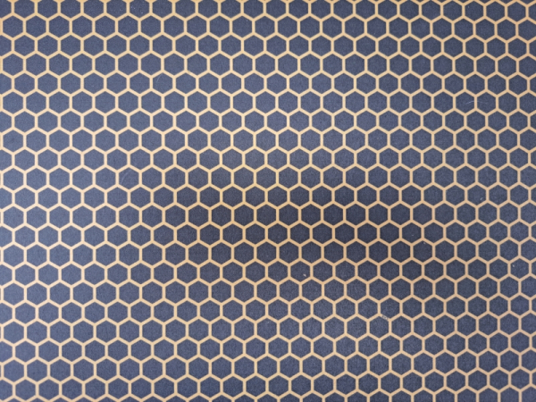 Kydex Liquid Metal Honeycomb Gold Reversed Infused 2mm 30x30