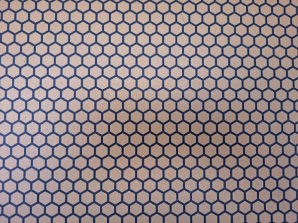 Kydex Liquid Metal Honeycomb Copper Infused 2mm 15x30