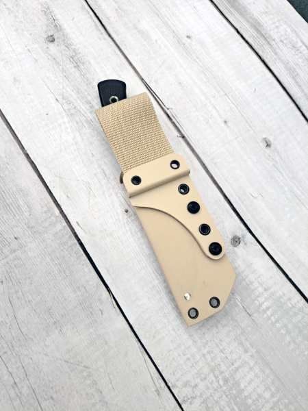 Custom Kydex-Scheide Fällkniven F1 Desert