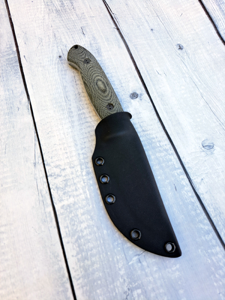 Custom Kydexscheide für Bradford Guardian 4.5 in Schwarz