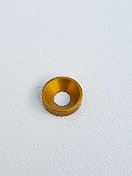 Finishing Washers Countersunk Alu Gold