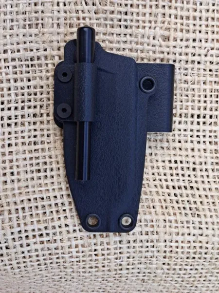 White River Firecraft 3.5 Pro, WRFC3.5-TBL-B3V, CPM-3V, Black Cerakote, Black G10, Feuerstarter