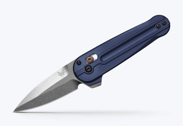 Benchmade 491 Lowden Axis Flipper Crater Blue