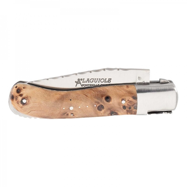 Fontenille Pataud Taschenmesser Laguiole GENTLEMAN Pappel-Wurzelholz