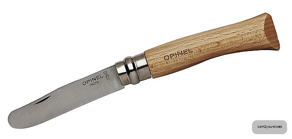 Opinel Kindermesser rostfrei Buchenholz