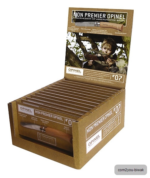 Opinel Kindermesser, rostfrei, Buchenholz