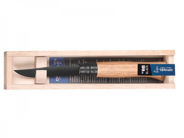 Opinel Taschenmesser No. 8 BLACK OAK 12C27