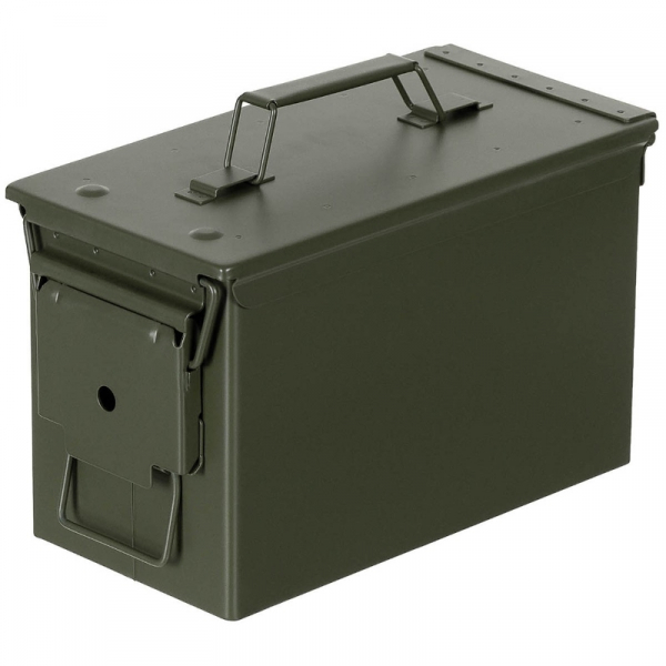 US Munitionskiste Cal. 50 mm M2A1 Metall oliv