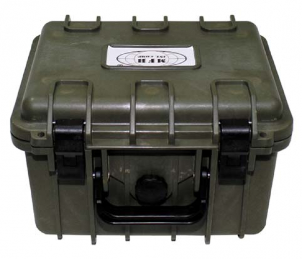 Box, Kunststoff, wasserdicht, 26,7x23,9x17,6 cm, oliv