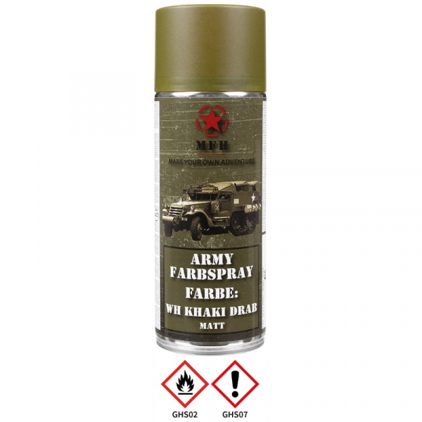 Army Farbspray, WH KHAKI DRAB, matt, 400 ml