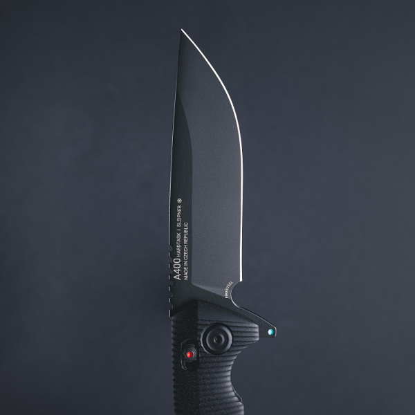 ANV Knives A400 glatte Klinge Sleipner GRN Black