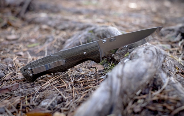 Brisa EnZo Borka 90 N690 SC Micarta Green