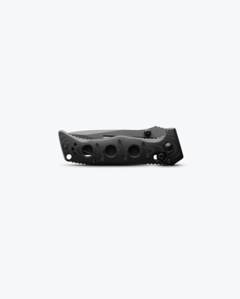 Benchmade 275SGY-03, Benchmade Adamas Combo Edge, Adamas MagnaCut Black, Benchmade Wellenschliff schwarz, Tactical Klappmesser, AXIS Lock, robustes Einsatzmesser