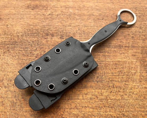 Maserin 922/STW Neck Knife Spear Point StoneWash