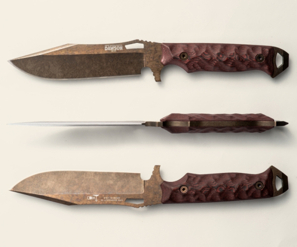 Dawson Knives Marauder G2 Copper Red Magnacut