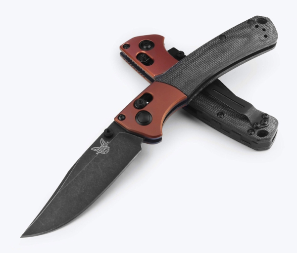 Benchmade 15085BK-04 Mini Crooked River Black Micarta