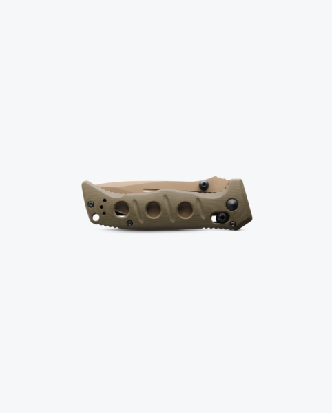 Benchmade 273FE-05, Mini Adamas OD Green, Mini Adamas MagnaCut Plain Edge, Benchmade glatte Schneide, Tactical EDC Messer, AXIS Lock, robustes Taschenmesser