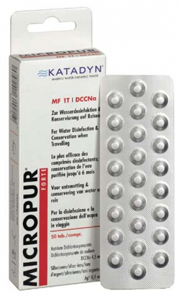 Katadyn, "Micropur Forte MF 1T", 50 Tabletten