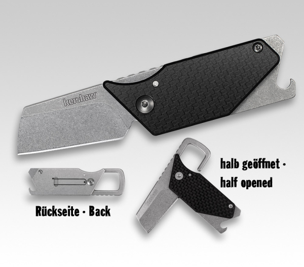 Kershaw Pub 4036BLU, Aluminium Kohlefaser