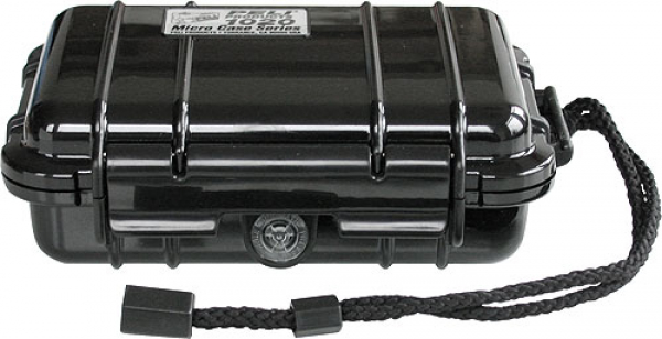 PELI™ MicroCase 1020 schwarzer Boden  schwarzer Deckel