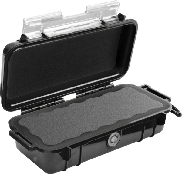 PELI™ MicroCase 1030 schwarzer Boden schwarzer Deckel wasserdicht, bruchsicher und staubdicht