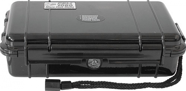 PELI™ MicroCase 1060 schwarzer Boden transparenter Deckel