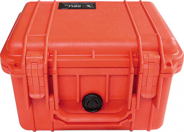 PELI™ Case 1300 mit Schaumstoff orange wasserdicht, bruchsicher und staubdicht