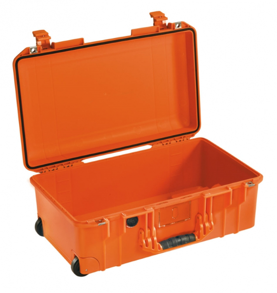 Peli Case 1535 Air leer orange Rollkoffer wasserdicht bruchsicher und staubdicht