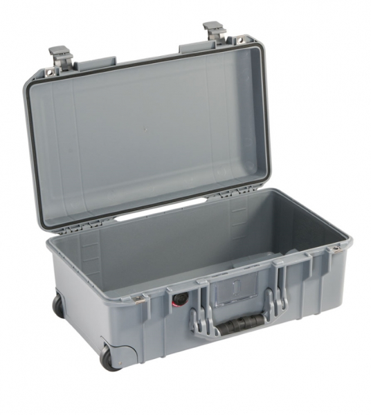 Peli Case 1535 Air leer silber grau Rollkoffer wasserdicht, bruchsicher und staubdicht