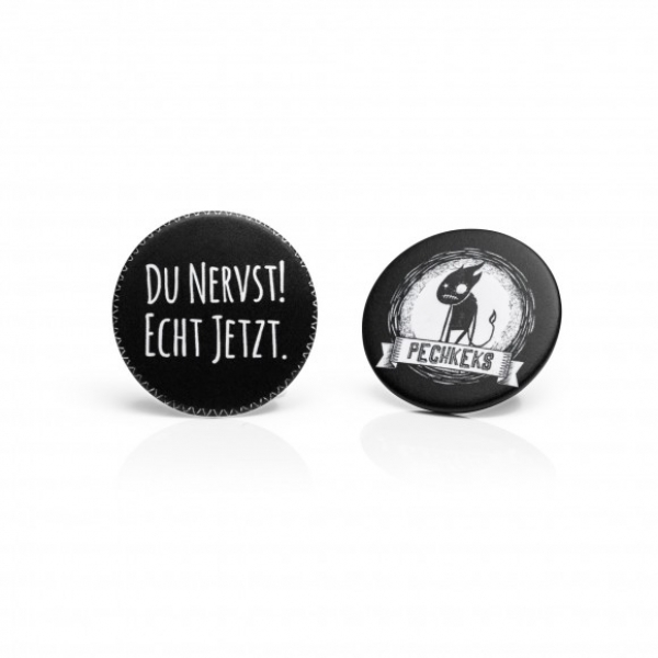 Pechkeks Buttons Twin Pieks - Du nervst!