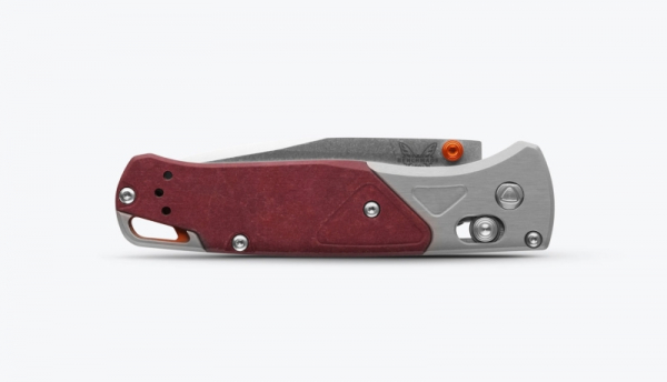 Benchmade 535-09 Bugout, S90V Gray Red Richlite