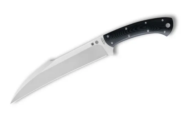 Spyderco Ginunting, FB54GP, Mickey Yurco Messer, Spyderco Yurco Fixed, 9Cr18MoV, Taktisches Einsatzmesser, Philippinische Kampfkunst, Boltaron Scheide, Com2you-biwak