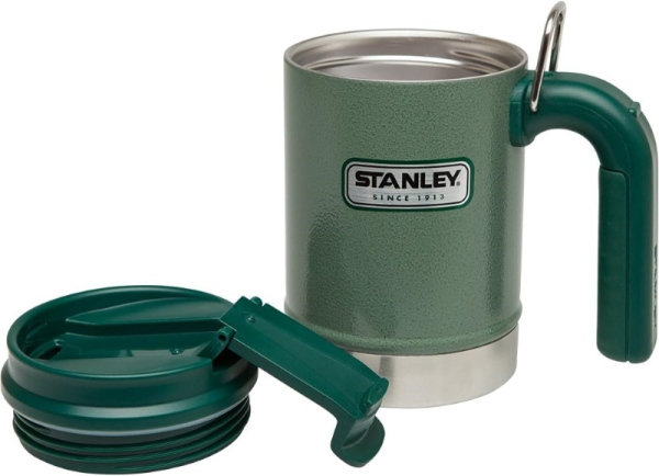 Stanley Vacuum Steel Camp Mug 473ml Hammertone Green