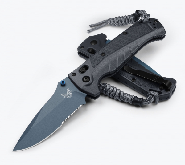 Benchmade 18060SBT-01 Adira Serrated Tempest Gray