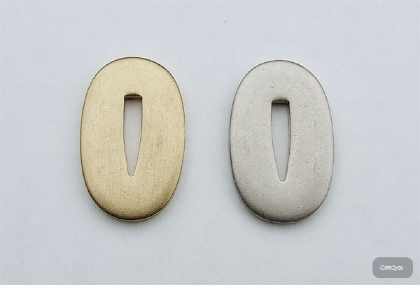 Bolster V 30 - Parierelement - Neusilber