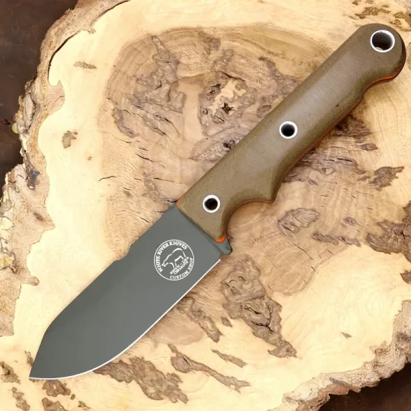 White River Firecraft 4, Firecraft FC4 OD Orange, CPM S35VN Survival Messer, White River Knives Deutschland, Bushcraft Messer Feuerstahl, Com2you-biwak, Robustes Outdoormesser, Jagdmesser S35VN, Kydexscheide Feuerstarter, Firecraft 4 Zoll