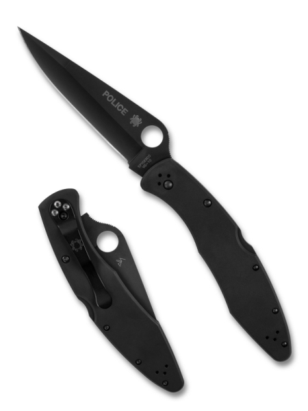 Spyderco C07BKP Police VG-10 Black Stainless Steel ​​​​​​​
