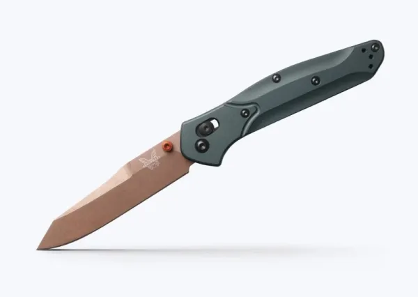 Benchmade 940FE-2601, Benchmade Osborne S90V, Osborne Taiga Green, Benchmade 940, Flat Earth Cerakote, AXIS Lock, Aluminium Griff, Com2you-biwak, Premium EDC Messer, Benchmade Neuheiten, Sammlermesser rar