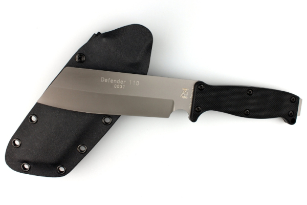 Eickhorn Defender 110 silber, Haumesser kompakt, Kydex Messer Eickhorn, 1.4110 Stahl, Survival Messer Kydex, Outdoor Messer Solingen, Com2you-biwak